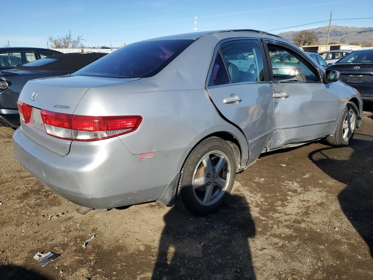 2003 Honda Accord VIN JHMCM56723C079997 Copart auction photo, side damage thumbnail 3