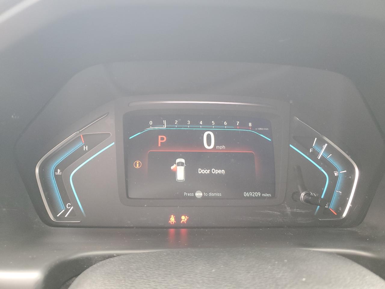 2019 Honda Odyssey VIN 5FNRL6H28KB013946 Copart auction photo, front end damage thumbnail 9