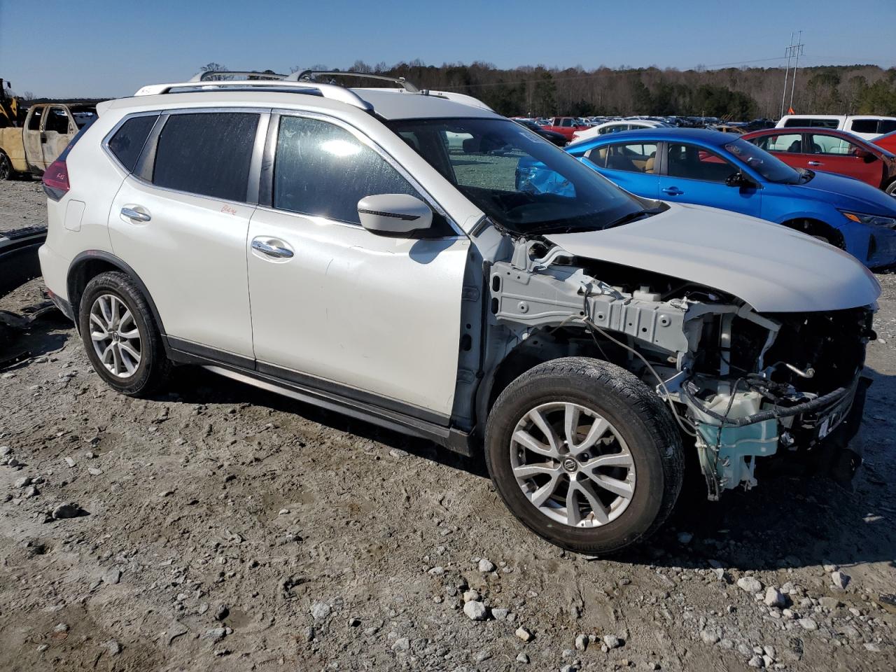 2019 Nissan Rogue VIN KNMAT2MT9KP542798 Copart auction photo, front end damage thumbnail 4