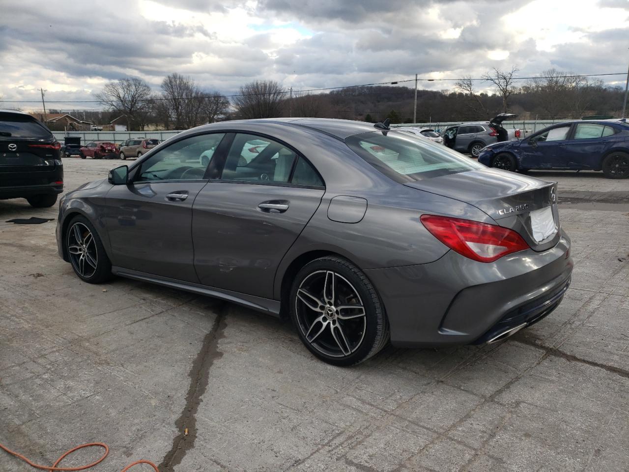 2018 Mercedes-Benz CLA-klasse VIN WDDSJ4EB3JN536913 Copart auction photo, undercarriage damage thumbnail 2