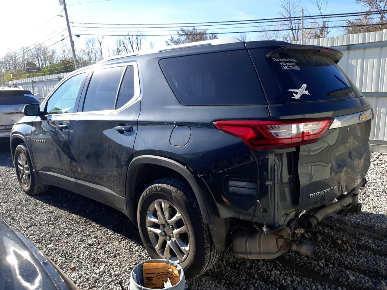 2018 Chevrolet Traverse VIN 1GNEVGKW7JJ190030 Copart auction photo, rear end damage thumbnail 2