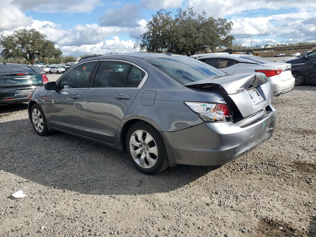 2008 Honda Accord VIN JHMCP26838C004697 Copart auction photo, rear end damage thumbnail 2