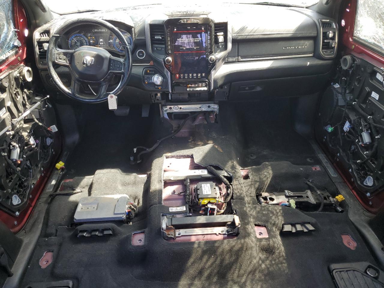 2019 RAM 1500 VIN 1C6SRFHT8KN759587 Copart auction photo, vandalism / stripped damage thumbnail 8