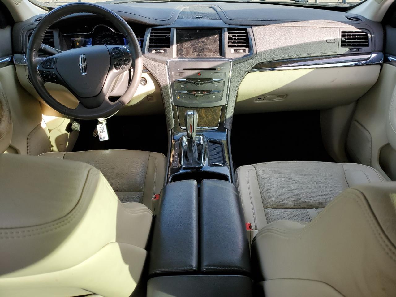 2013 Lincoln MKS VIN 1LNHL9FT6DG613054 Copart auction photo, front end damage thumbnail 8