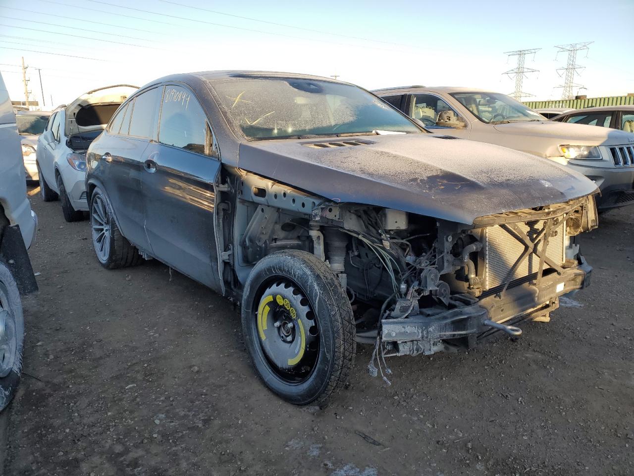 2016 Mercedes-Benz GLE VIN 4JGED6EB9GA037653 Copart auction photo, front end / stripped damage thumbnail 4