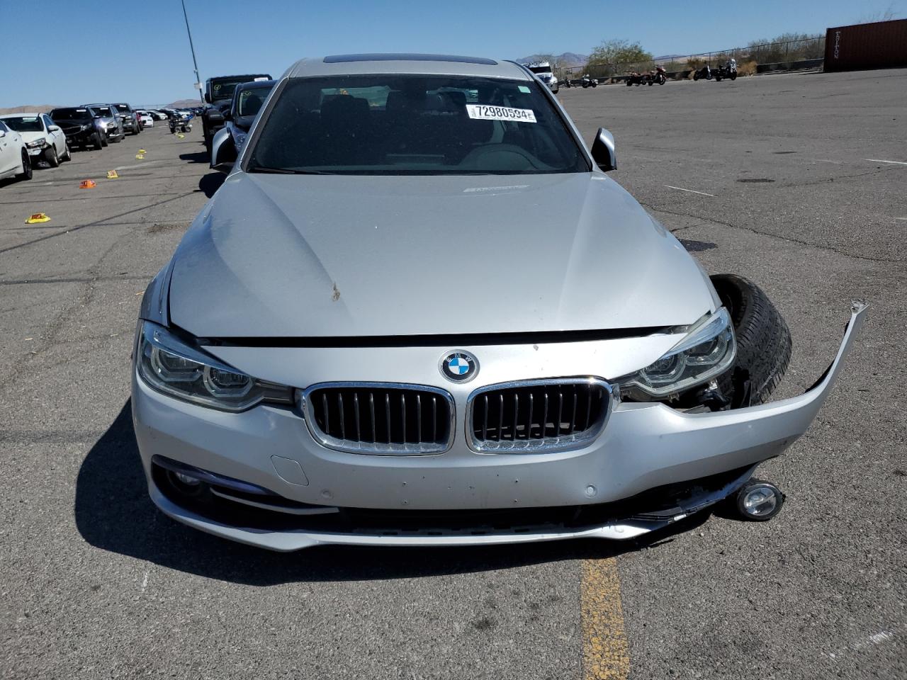 2016 BMW 3er VIN WBA8E3G52GNU04872 Copart auction photo, front end damage thumbnail 5