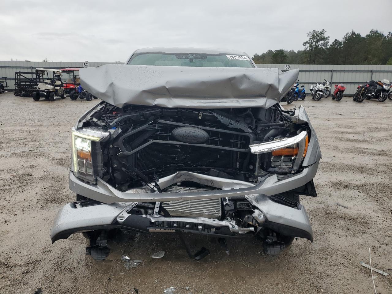 2021 Ford F-150 VIN 1FTEW1C80MKE52116 Copart auction photo, front end damage thumbnail 5