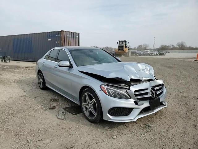 2015 Mercedes-Benz C-klasse VIN 55SWF4KB9FU081278 Copart auction photo, front end damage thumbnail 13