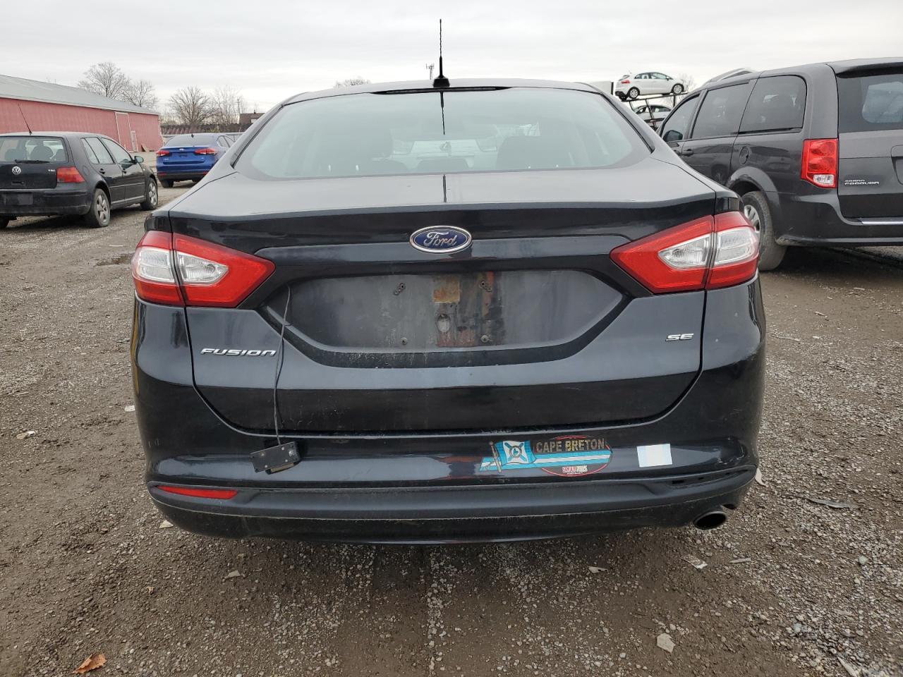 2013 Ford Fusion VIN 3FA6P0H76DR284687 Copart auction photo, side / front end damage thumbnail 6