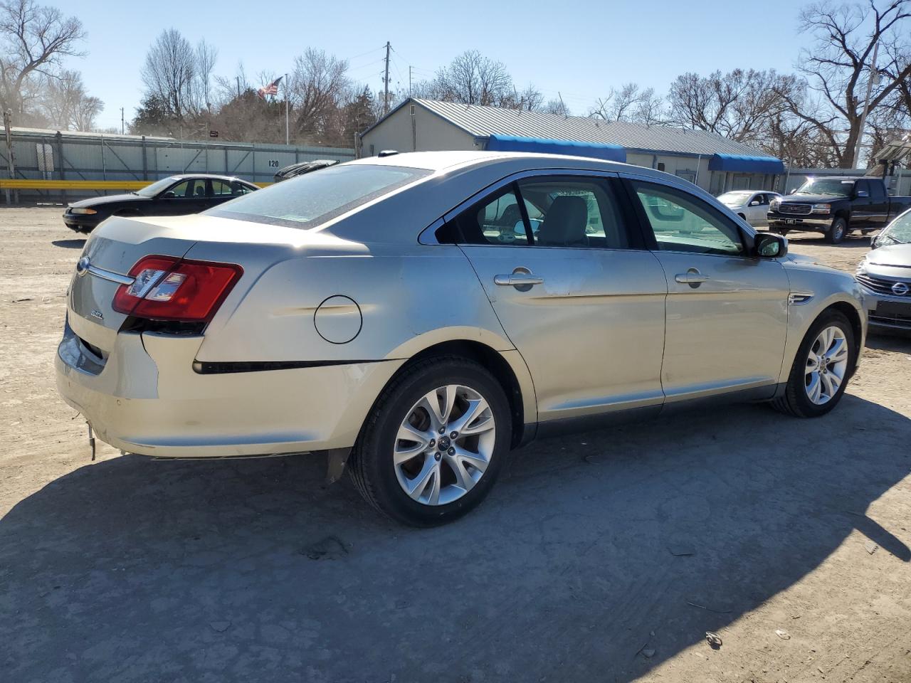 2010 Ford Taurus VIN 1FAHP2EW8AG145390 Copart auction photo, rear end / front end damage thumbnail 3