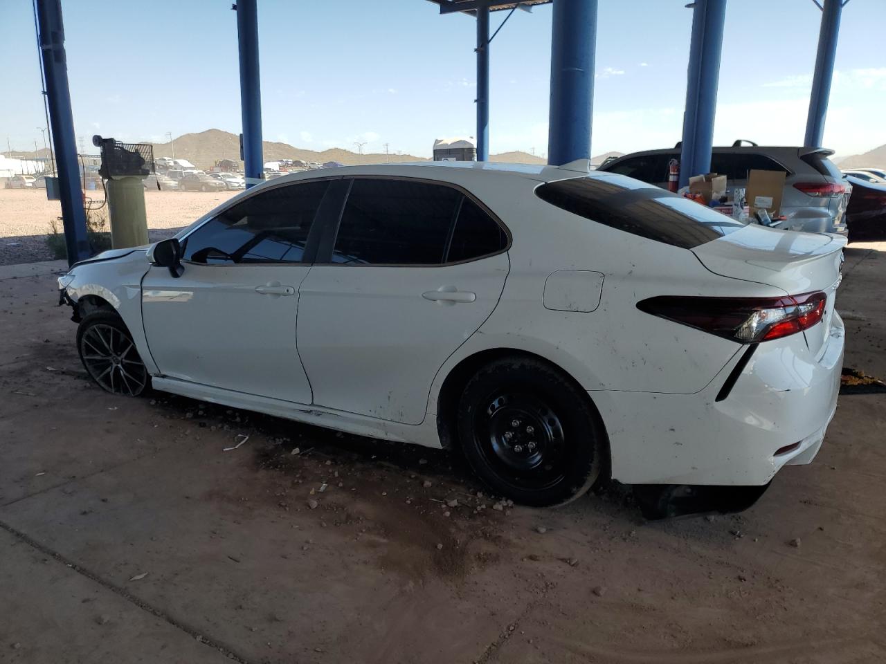 2023 Toyota Camry VIN 4T1G11AK4PU744023 Copart auction photo, front end / rear end damage thumbnail 2