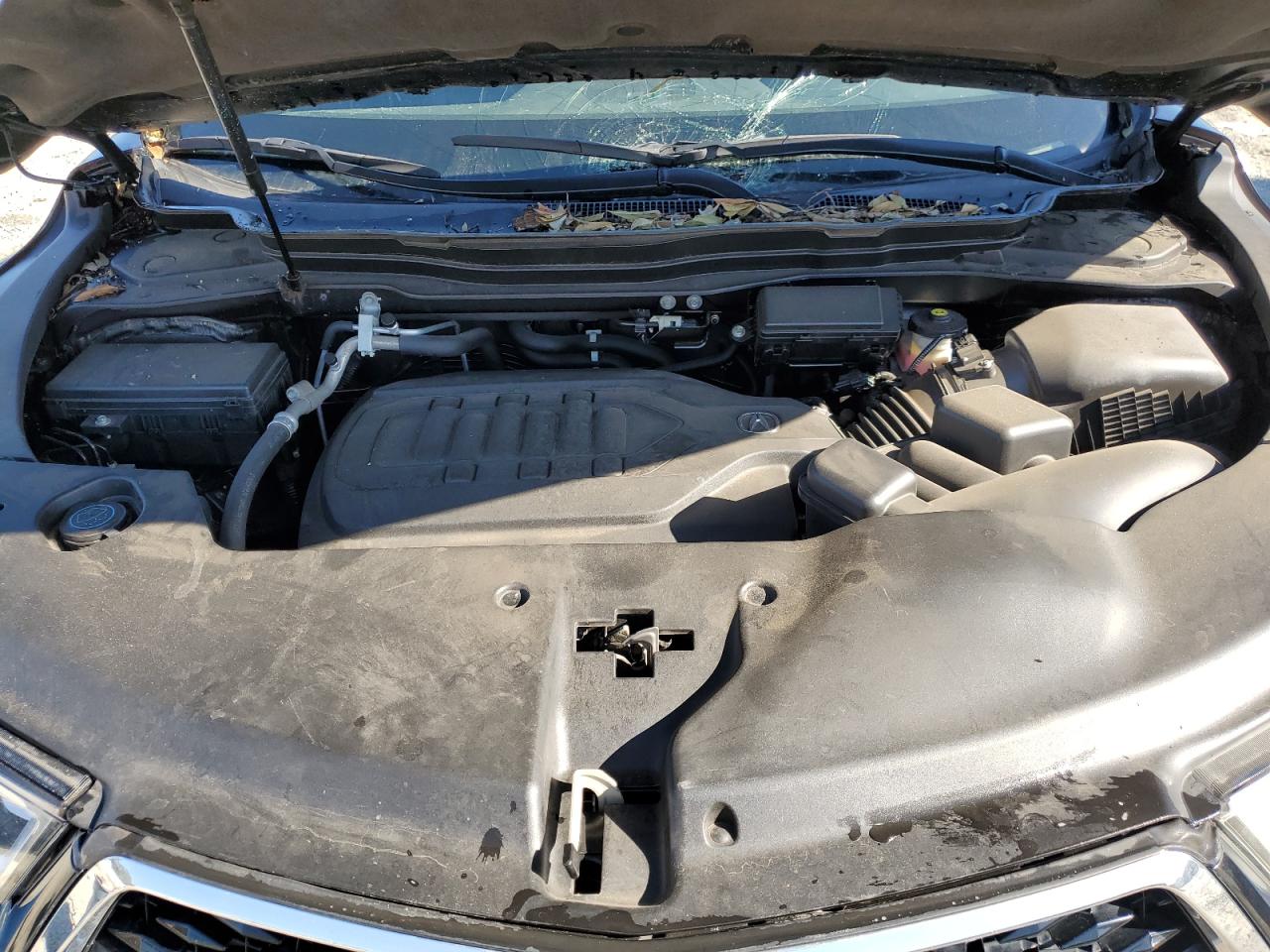 2017 Acura MDX VIN 5FRYD3H50HB001637 Copart auction photo, side damage thumbnail 12