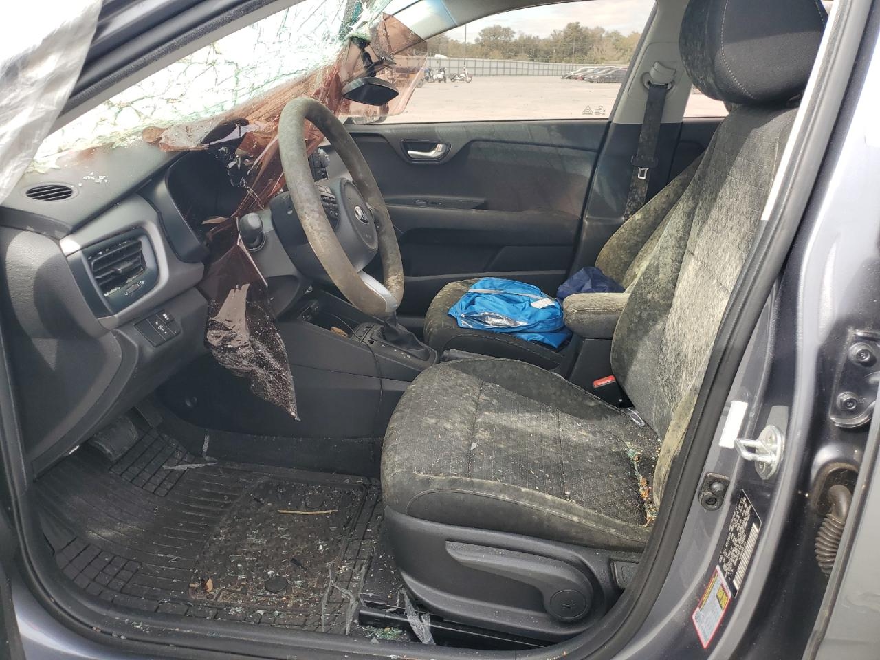 2018 KIA Rio VIN 3KPA24AB7JE116892 Copart auction photo, rear end / side damage thumbnail 7