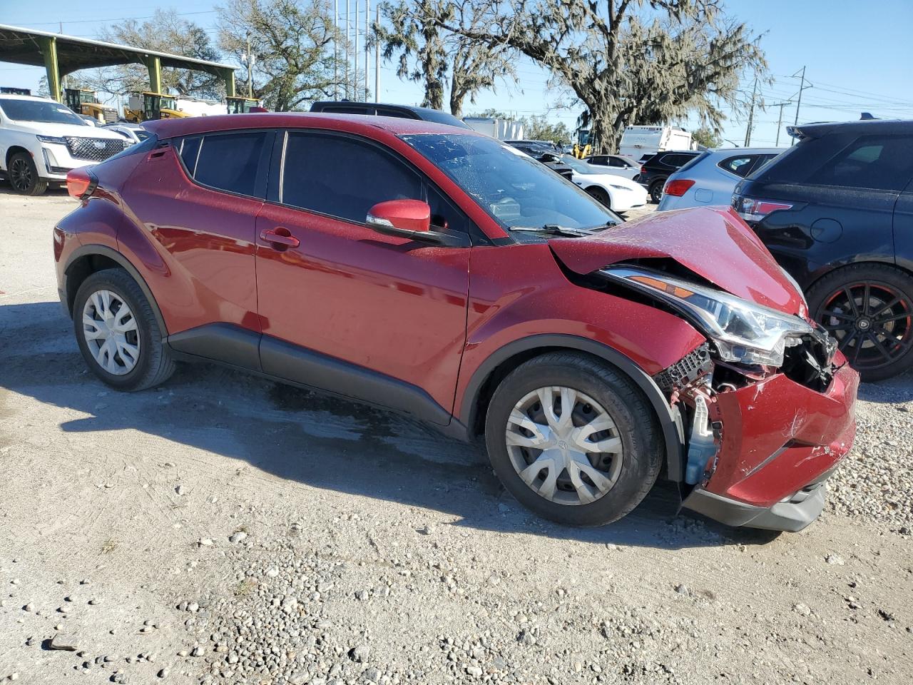 2019 Toyota C-HR VIN NMTKHMBX6KR093236 Copart auction photo, front end damage thumbnail 4