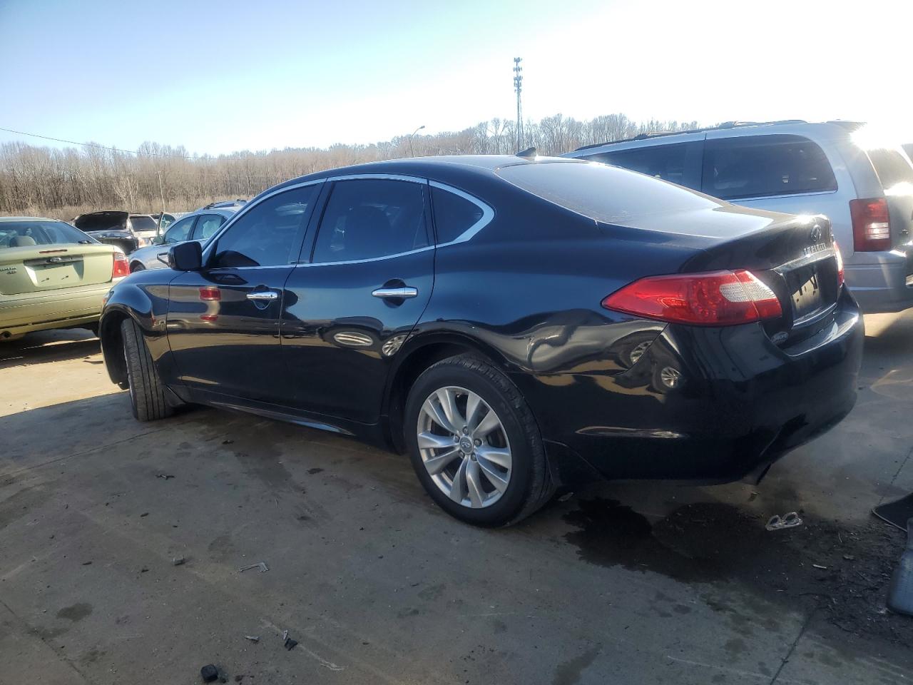 2011 Infiniti M VIN JN1BY1AR5BM372873 Copart auction photo, front end damage thumbnail 2