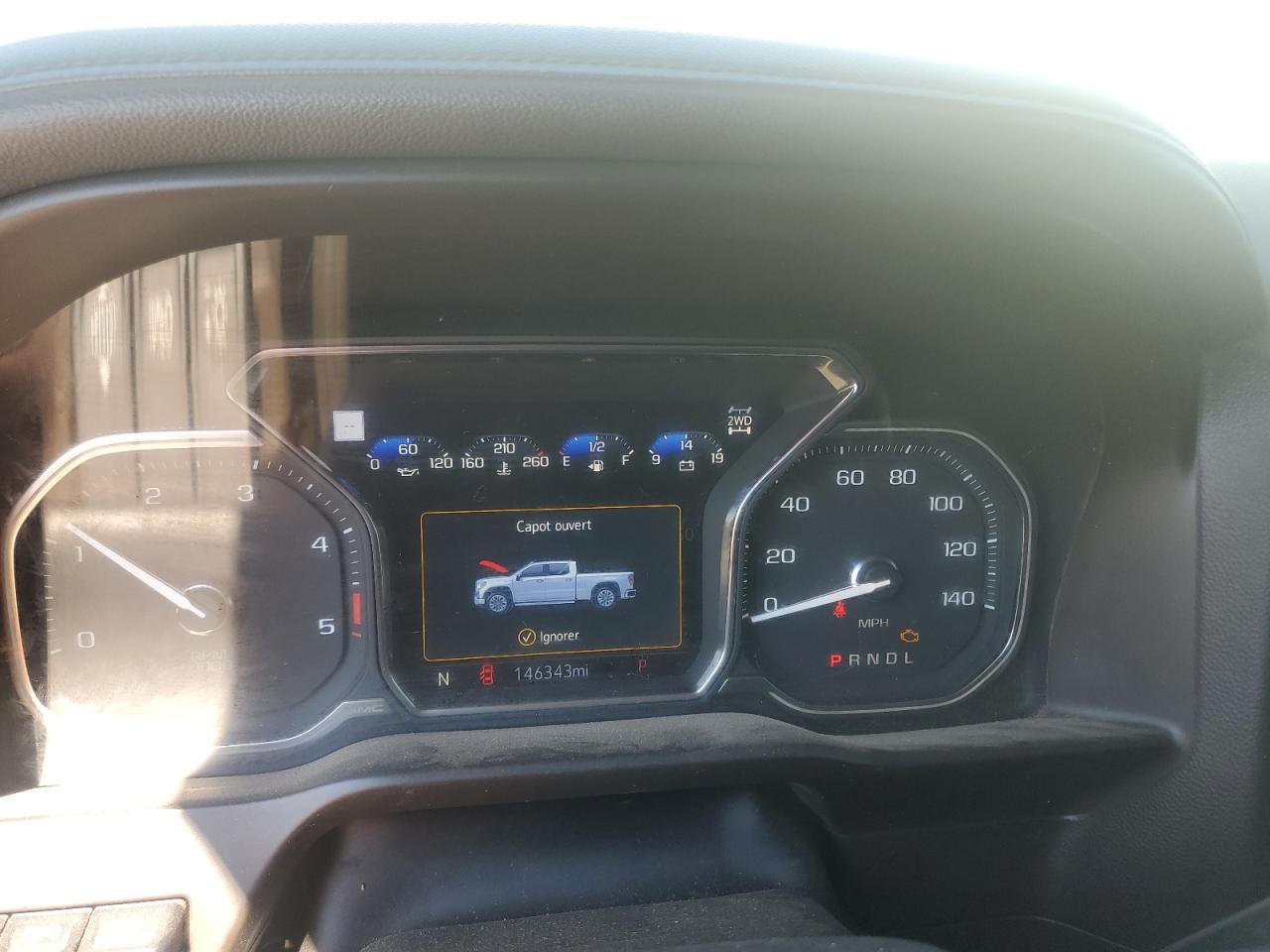 2021 GMC Sierra VIN 1GT49REY2MF123232 Copart auction photo, front end / side damage thumbnail 9
