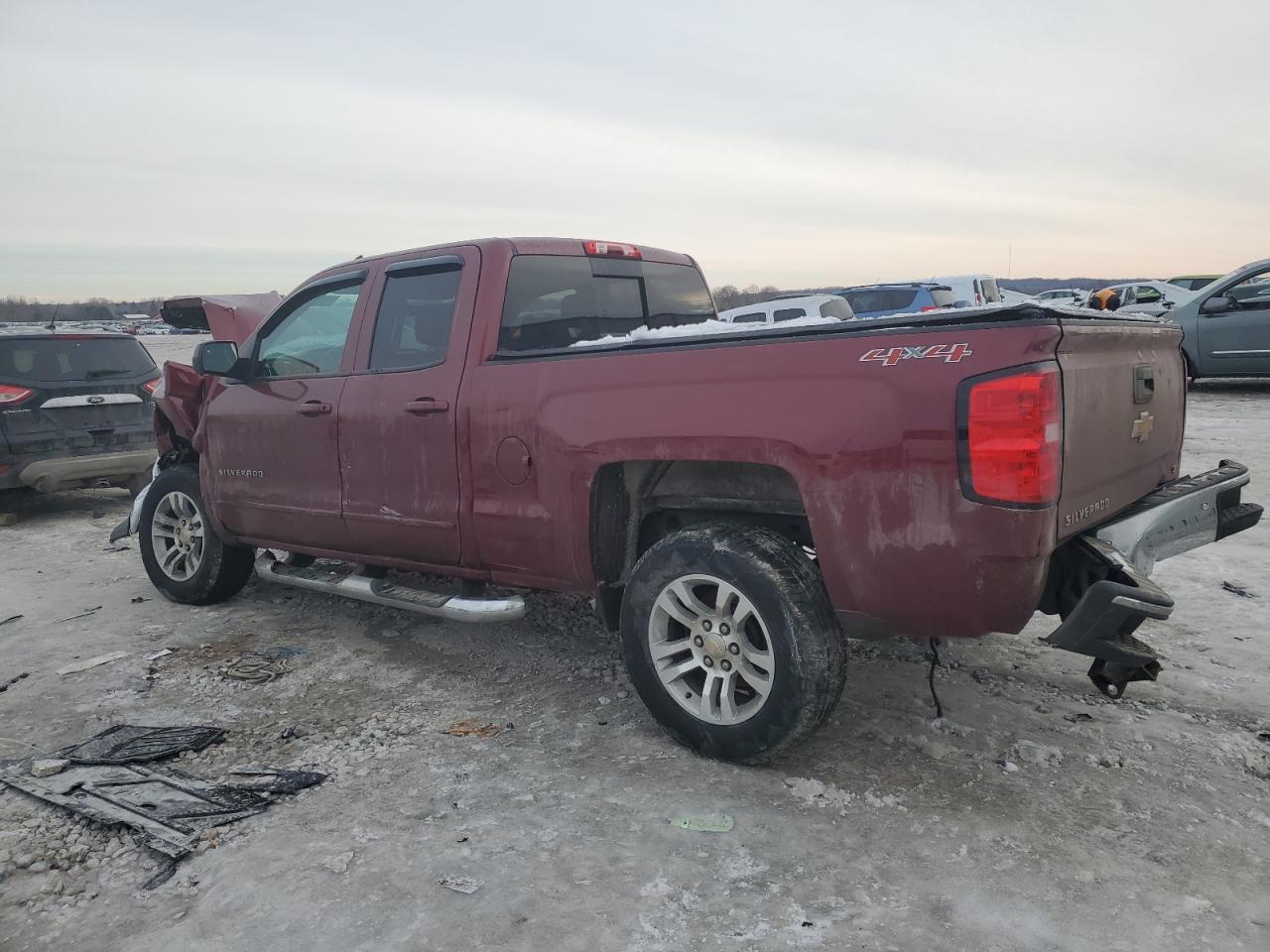2015 Chevrolet Silverado VIN 1GCVKRECXFZ395462 Copart auction photo, all over damage thumbnail 2