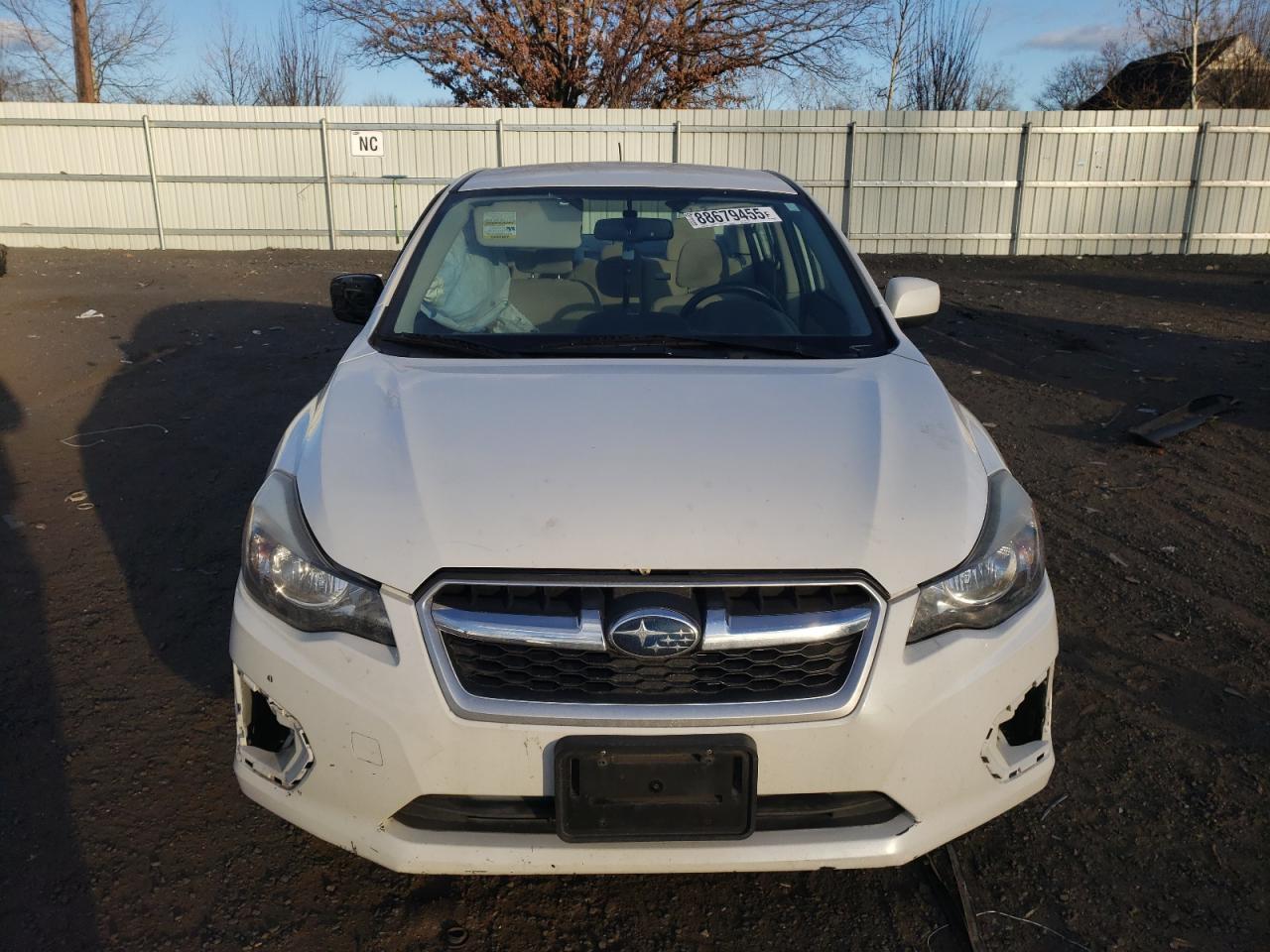 2014 Subaru Impreza VIN JF1GJAC61EH024386 Copart auction photo, side damage thumbnail 5