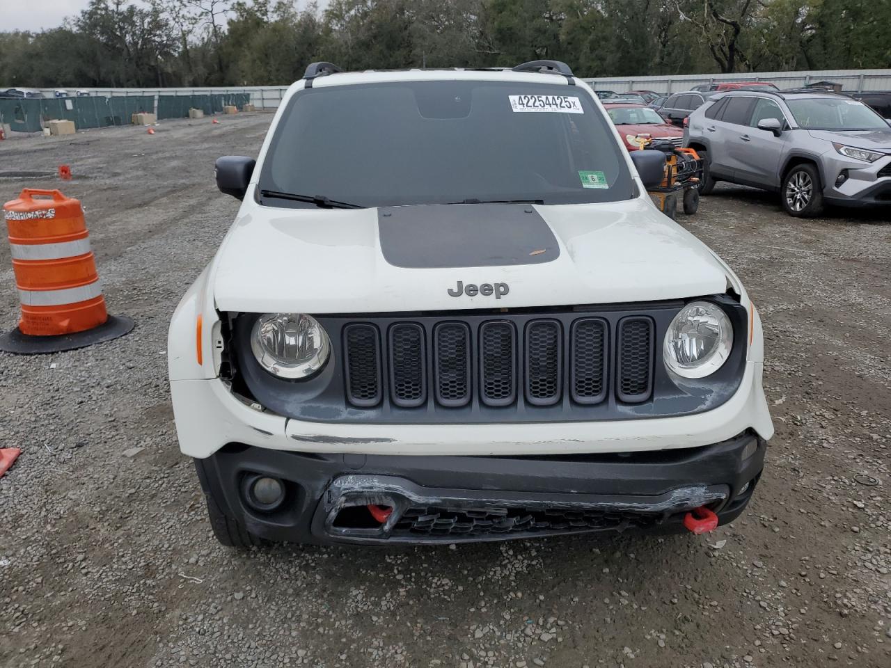 2016 Jeep Renegade VIN ZACCJBCT4GPD66351 Copart auction photo, front end / side damage thumbnail 5