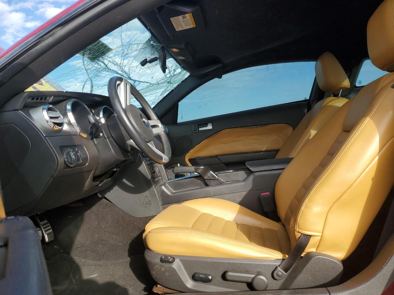 2007 Ford Mustang VIN 1ZVHT82H975267272 Copart auction photo, rollover damage thumbnail 7