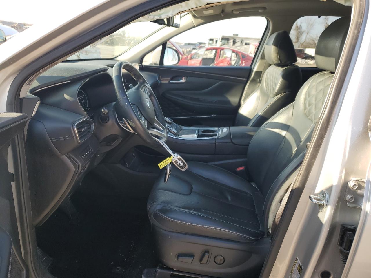 2021 Hyundai Santa Fe VIN KM8S3DA16MU009939 Copart auction photo, rear end damage thumbnail 7