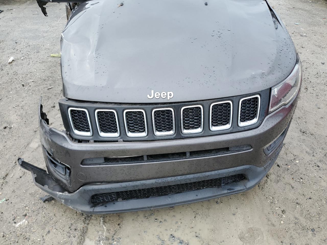 2018 Jeep Compass VIN 3C4NJCBB9JT328458 Copart auction photo, all over damage thumbnail 12