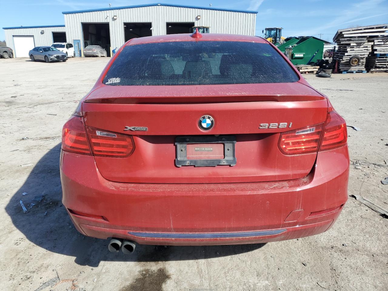 2015 BMW 3er VIN WBA3B3G54FNR87947 Copart auction photo, front end / minor dent/scratches damage thumbnail 6