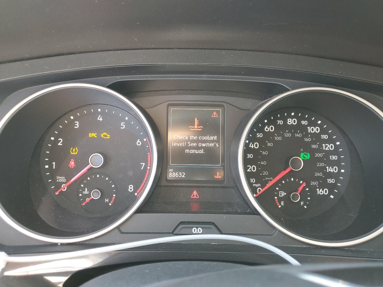 2019 Volkswagen Tiguan VIN 3VV2B7AX4KM024794 Copart auction photo, front end damage thumbnail 9