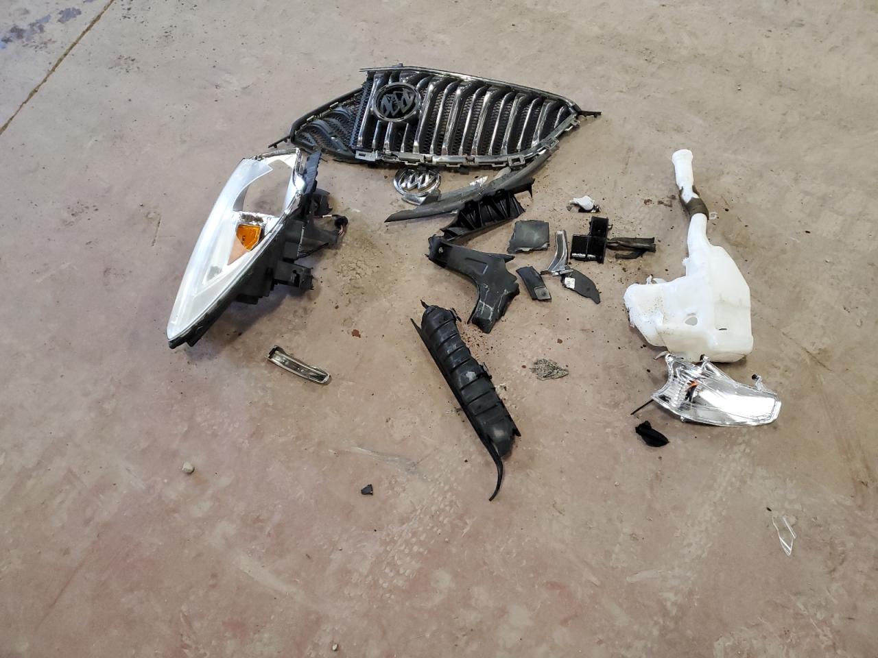 2013 Buick Enclave VIN 5GAKRCKDXDJ246555 Copart auction photo, front end / side damage thumbnail 15
