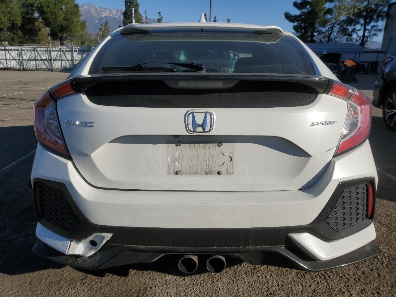 2018 Honda Civic VIN SHHFK7H46JU423204 Copart auction photo, side / rear end damage thumbnail 6