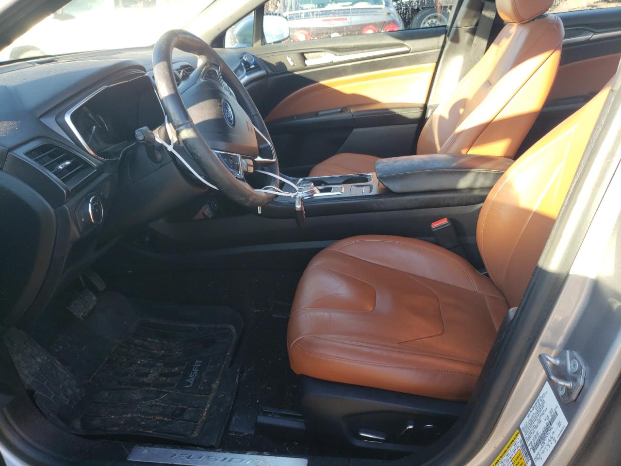 2020 Ford Fusion VIN 3FA6P0K95LR175856 Copart auction photo, front end / side damage thumbnail 7