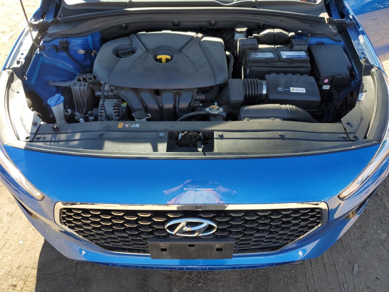 2018 Hyundai Elantra VIN KMHH35LEXJU059187 Copart auction photo, side damage thumbnail 11