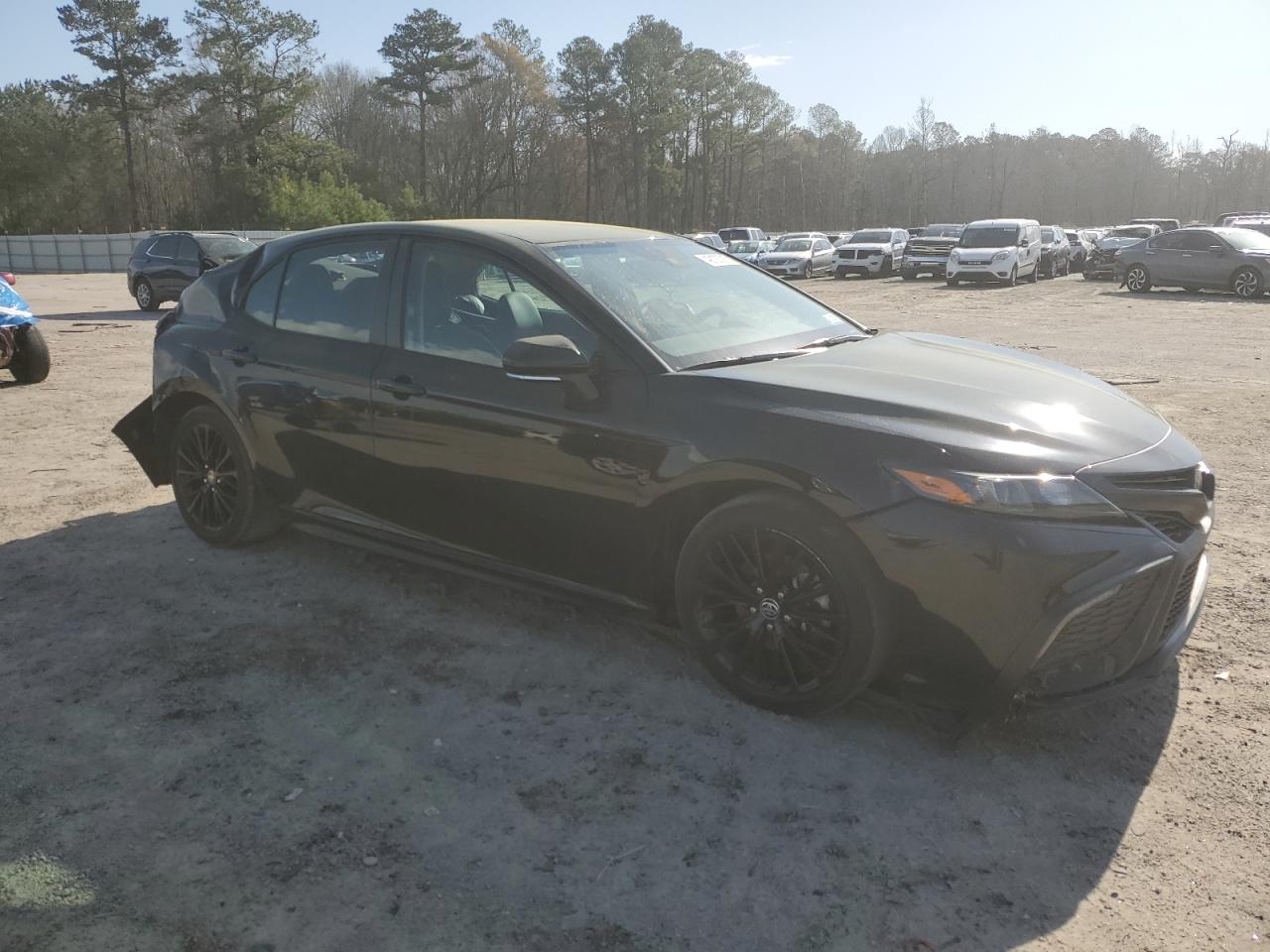 2022 Toyota Camry VIN 4T1T11AK6NU046010 Copart auction photo, rear end / front end damage thumbnail 4
