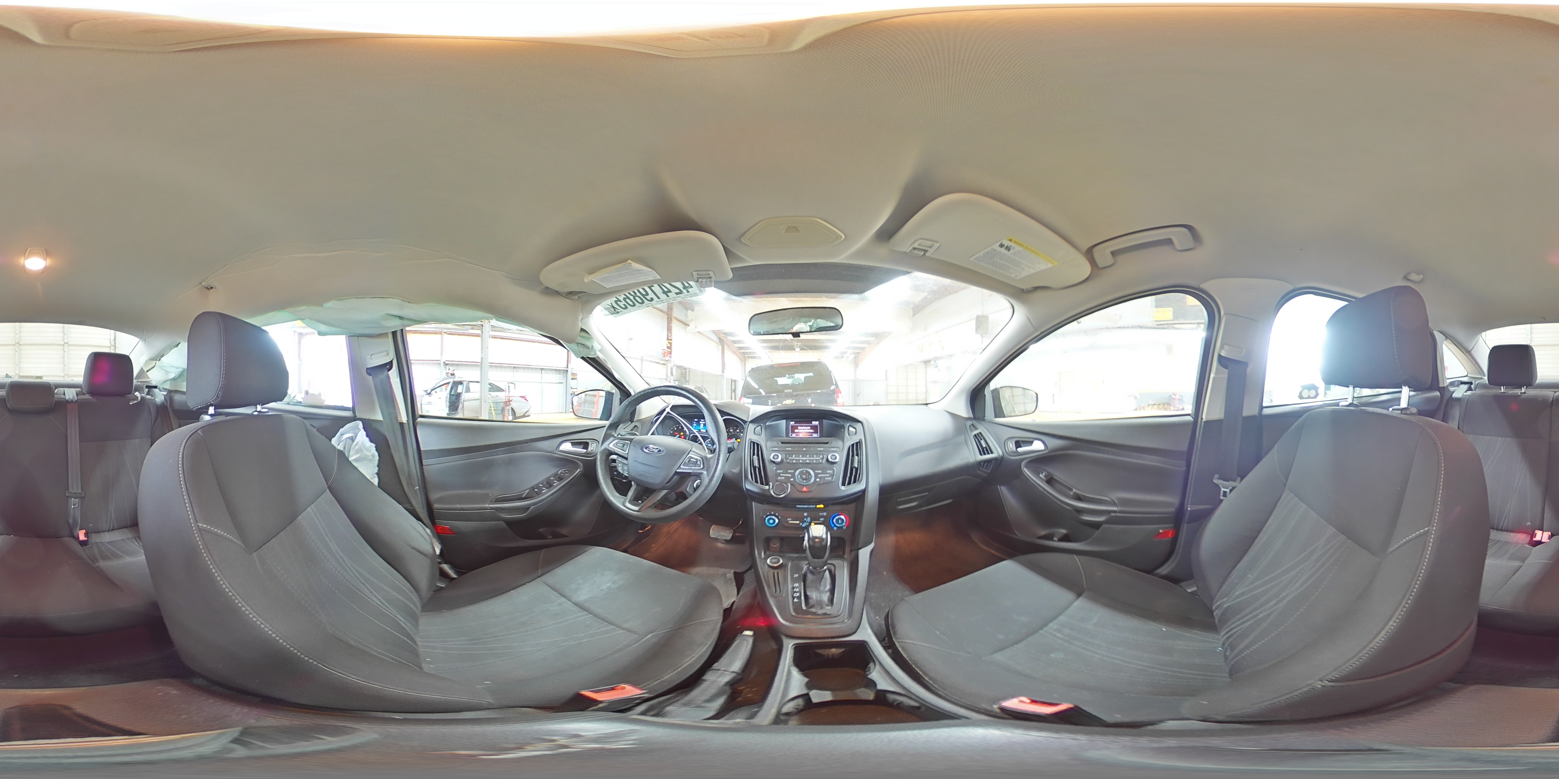 2015 Ford Focus VIN 1FADP3F25FL301609 Copart auction photo, side / undercarriage damage thumbnail 12