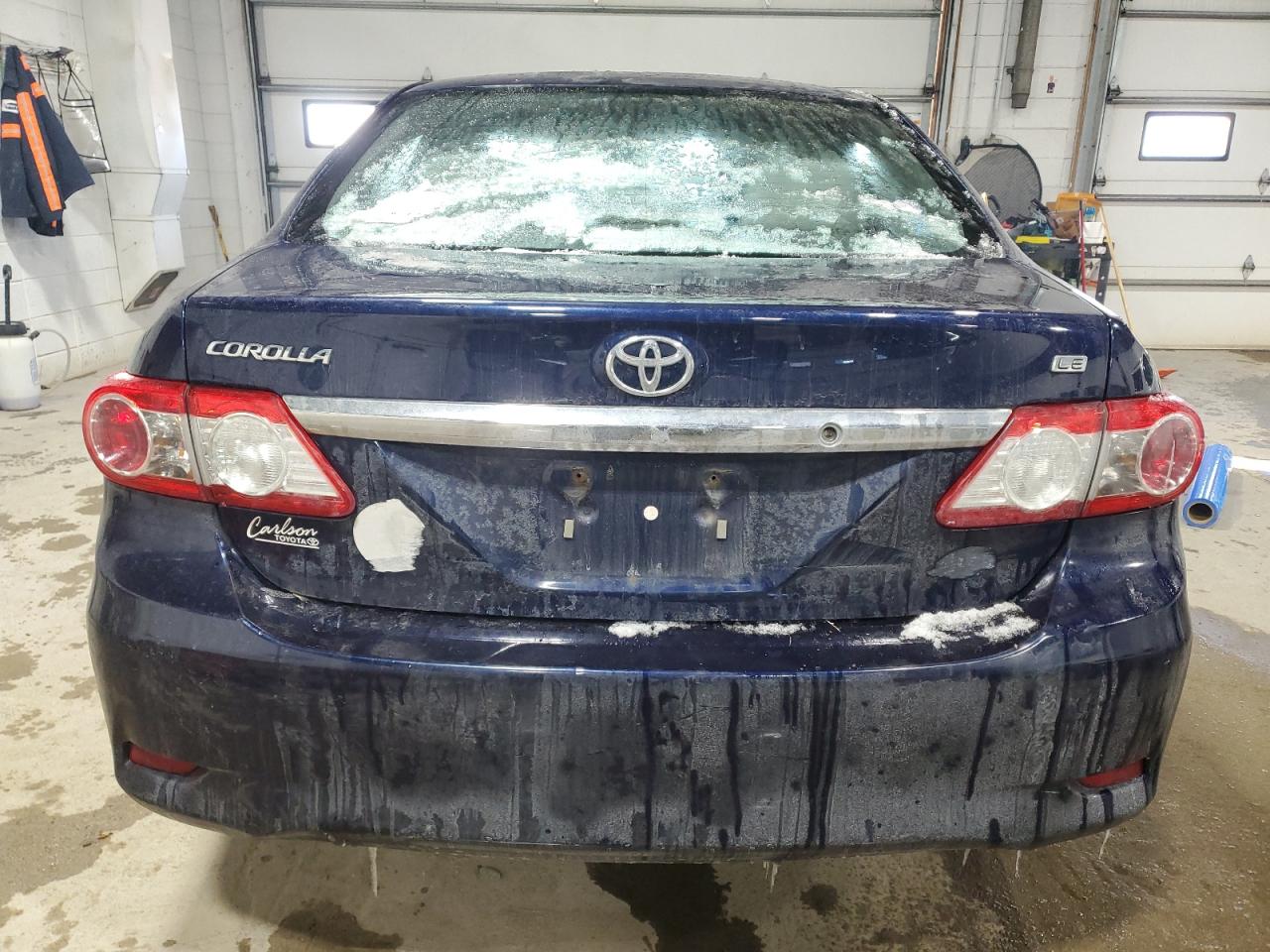 2011 Toyota Corolla VIN 2T1BU4EE4BC674573 Copart auction photo, front end / side damage thumbnail 6