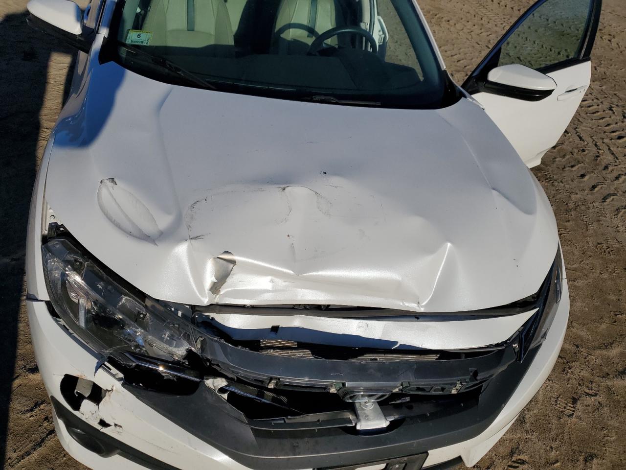 2016 Honda Civic VIN 19XFC1F74GE206399 Copart auction photo, front end / minor dent/scratches damage thumbnail 12