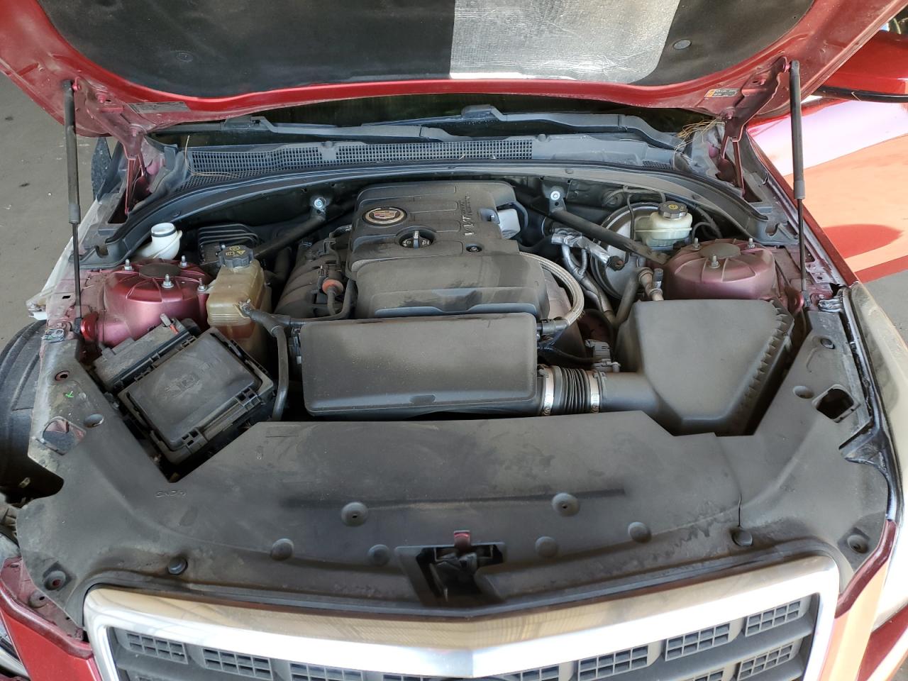 2013 Cadillac ATS VIN 1G6AA5RA0D0129116 Copart auction photo, side / front end damage thumbnail 11
