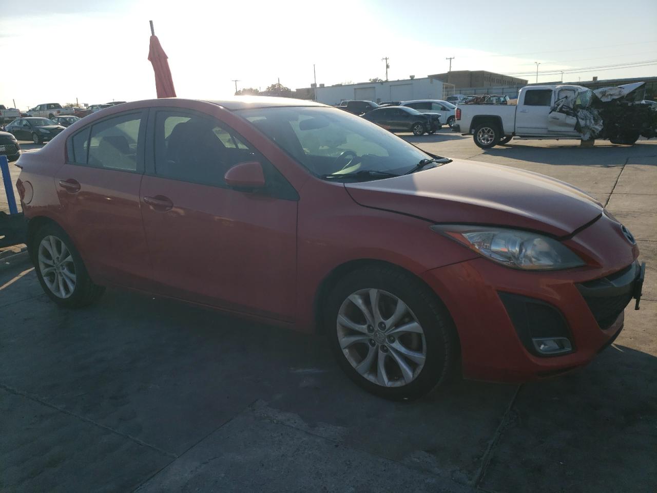 2011 Mazda 3 VIN JM1BL1U55B1417784 Copart auction photo, rear end damage thumbnail 4