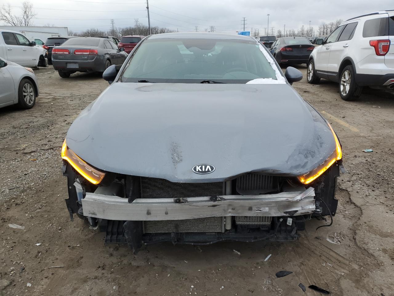 2021 KIA K5 VIN 5XXG24J22MG031433 Copart auction photo, all over damage thumbnail 5