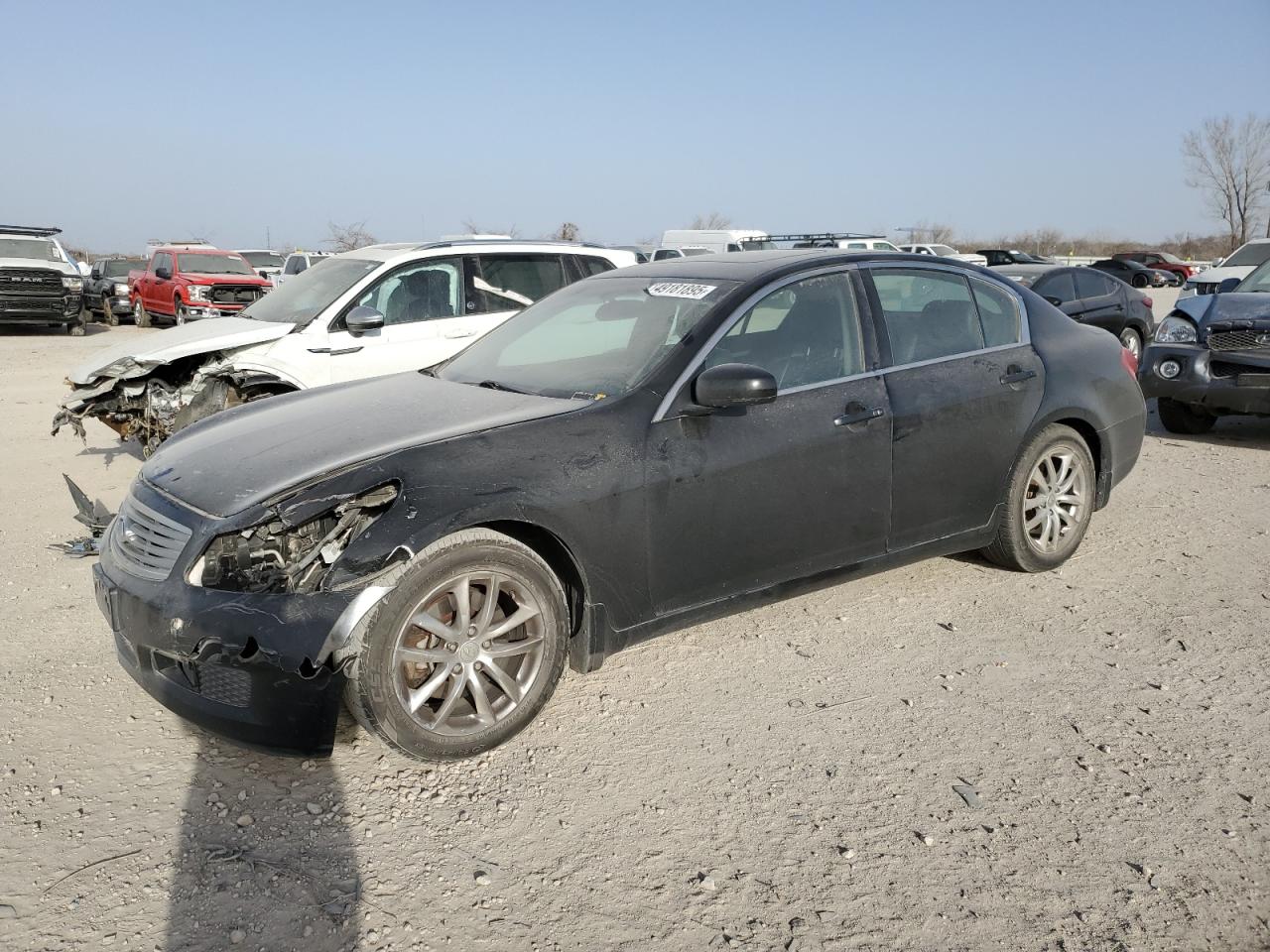2007 Infiniti G VIN JNKBV61EX7M724058 - Copart auction photo