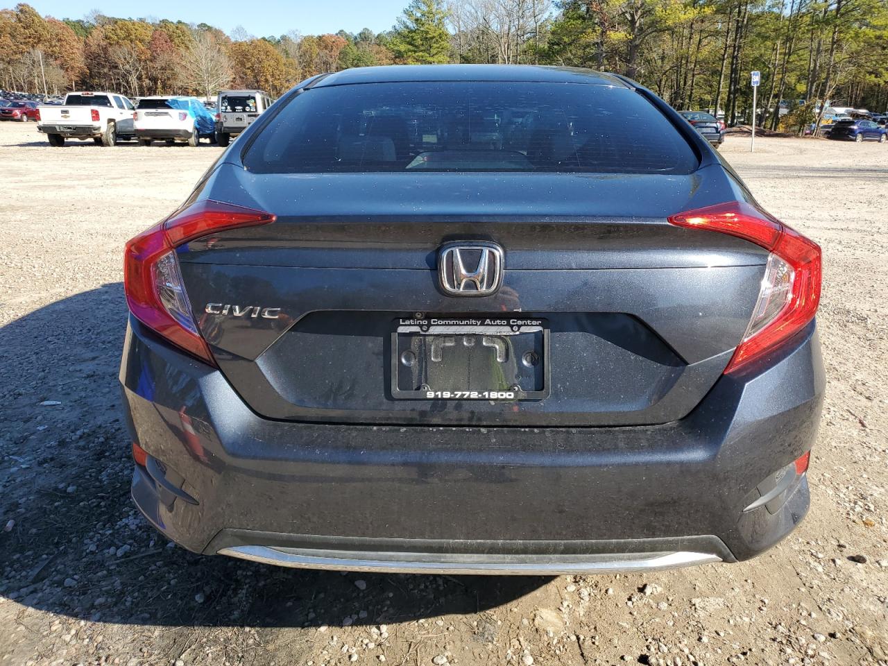 2020 Honda Civic VIN 2HGFC2F67LH583922 Copart auction photo, front end damage thumbnail 6