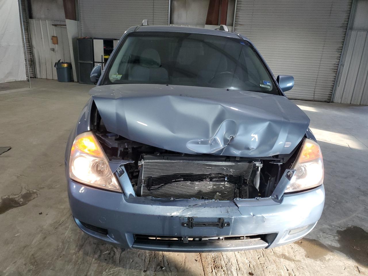 2007 KIA Sedona VIN KNDMB133876139999 Copart auction photo, front end damage thumbnail 5