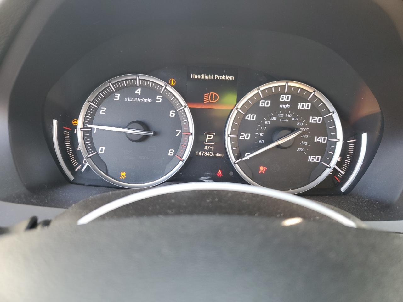 2015 Acura MDX VIN 5FRYD4H40FB015824 Copart auction photo, front end / side damage thumbnail 9