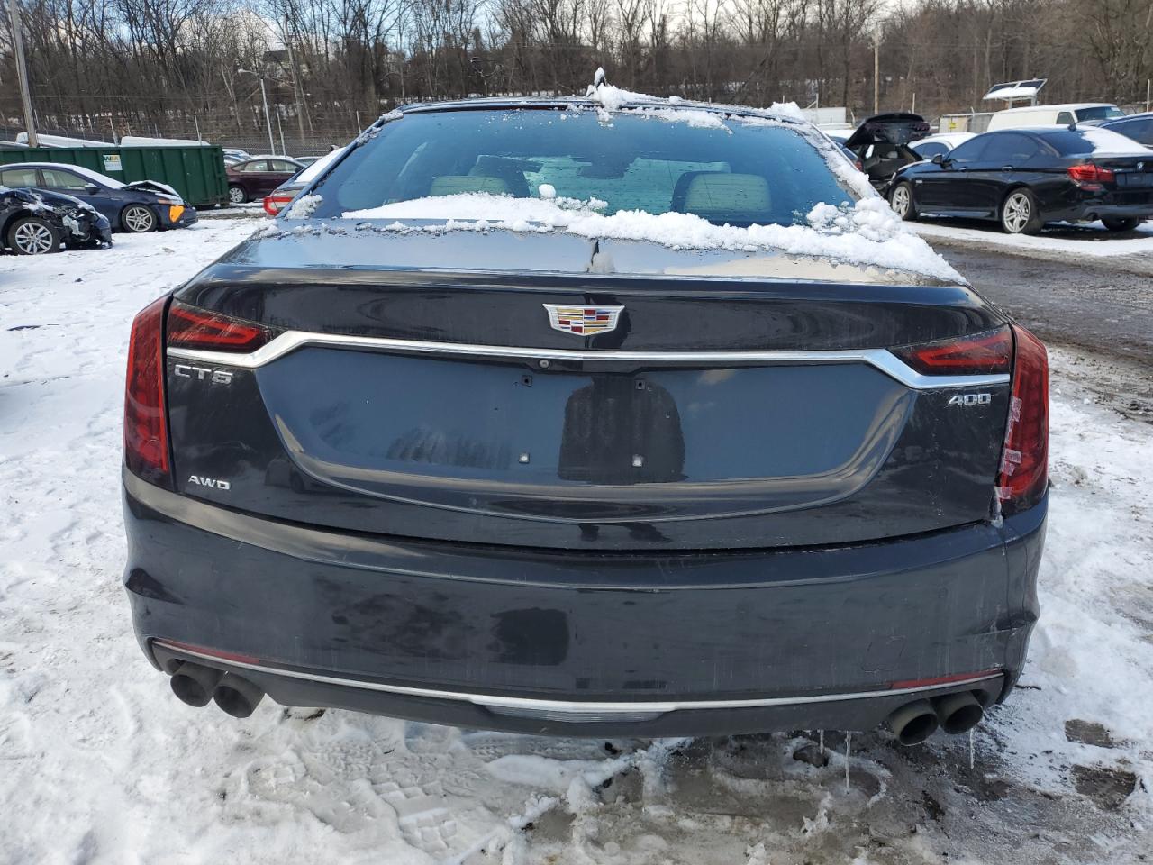 2020 Cadillac CT6 VIN 1G6KB5RS2LU104641 Copart auction photo, front end / undercarriage damage thumbnail 6