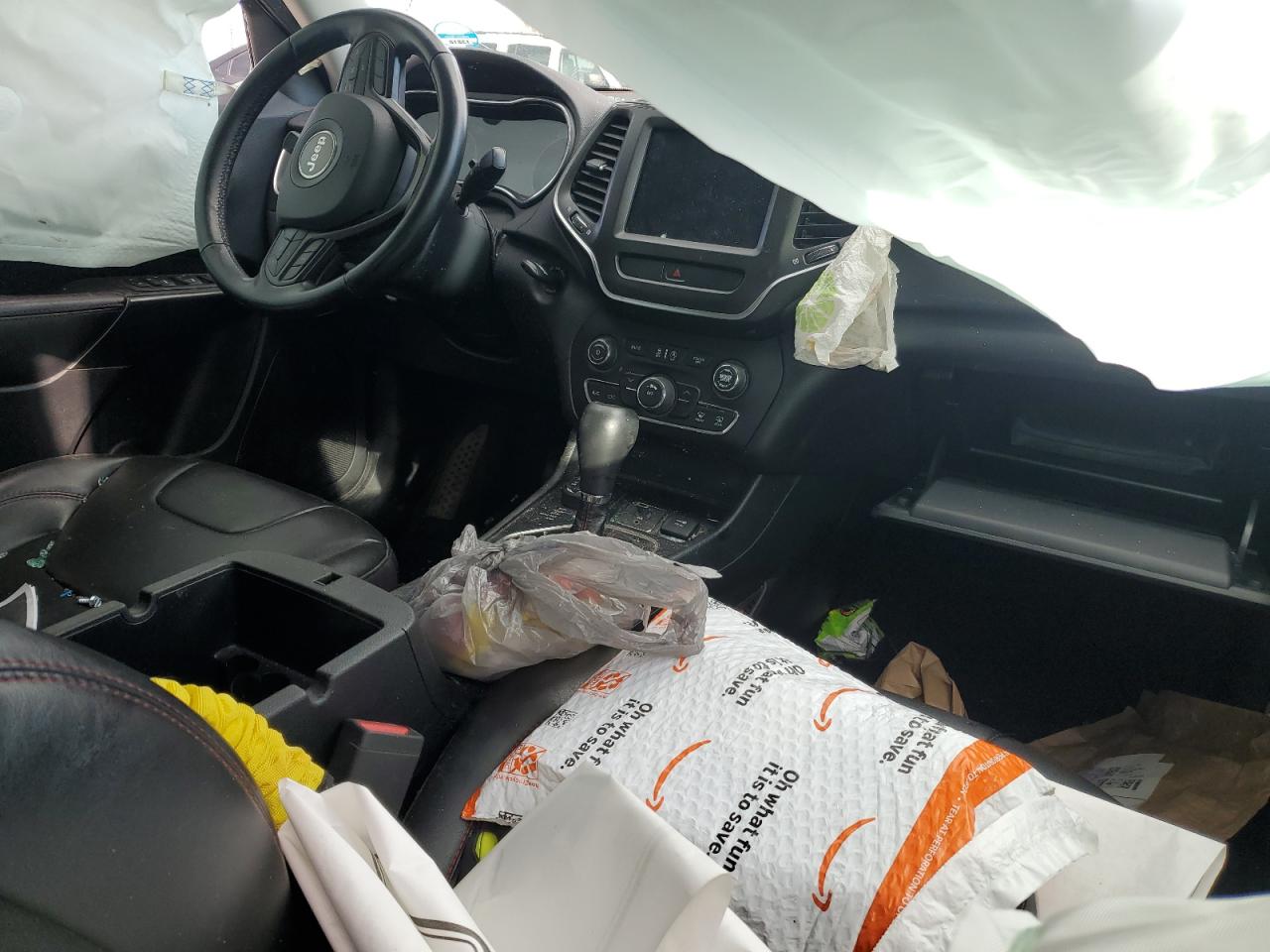 2019 Jeep Cherokee VIN 1C4PJMBX7KD441858 Copart auction photo, all over damage thumbnail 8
