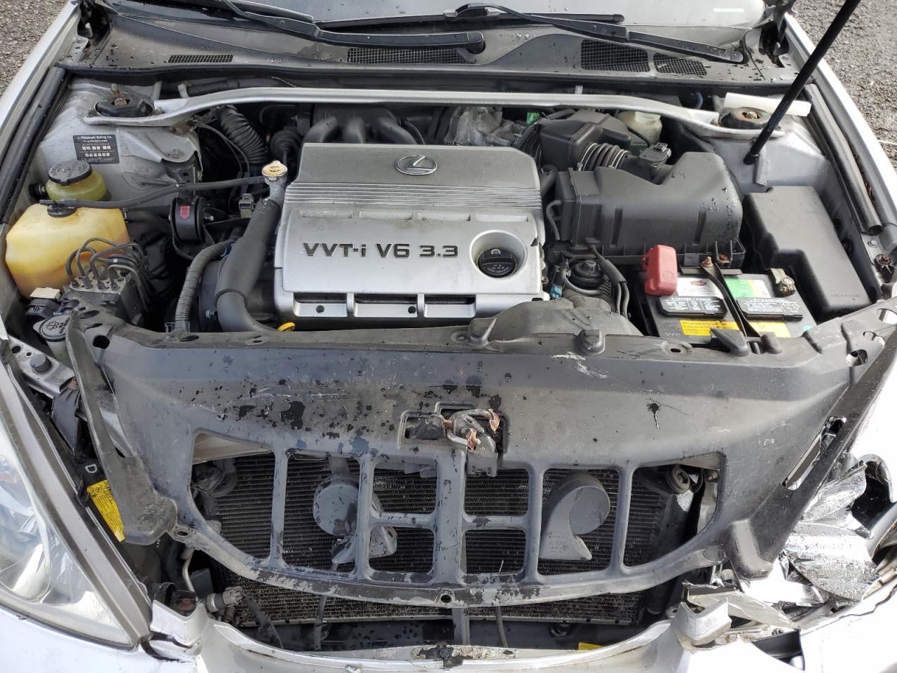 2005 Lexus ES VIN JTHBA30G155129930 Copart auction photo, front end damage thumbnail 11