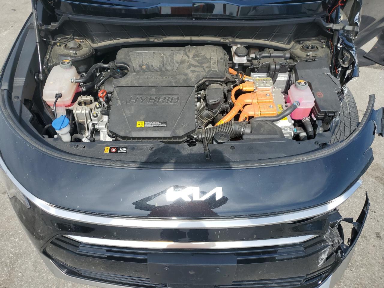 2023 KIA Niro VIN KNDCR3LE8P5069754 Copart auction photo, front end damage thumbnail 13