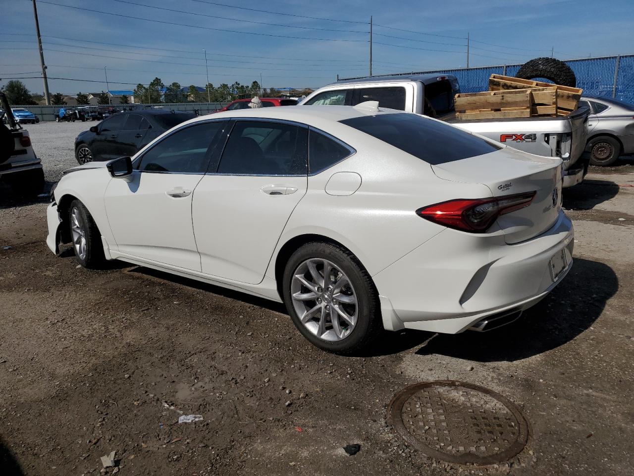 2023 Acura TLX VIN 19UUB5F36PA007311 Copart auction photo, front end damage thumbnail 2