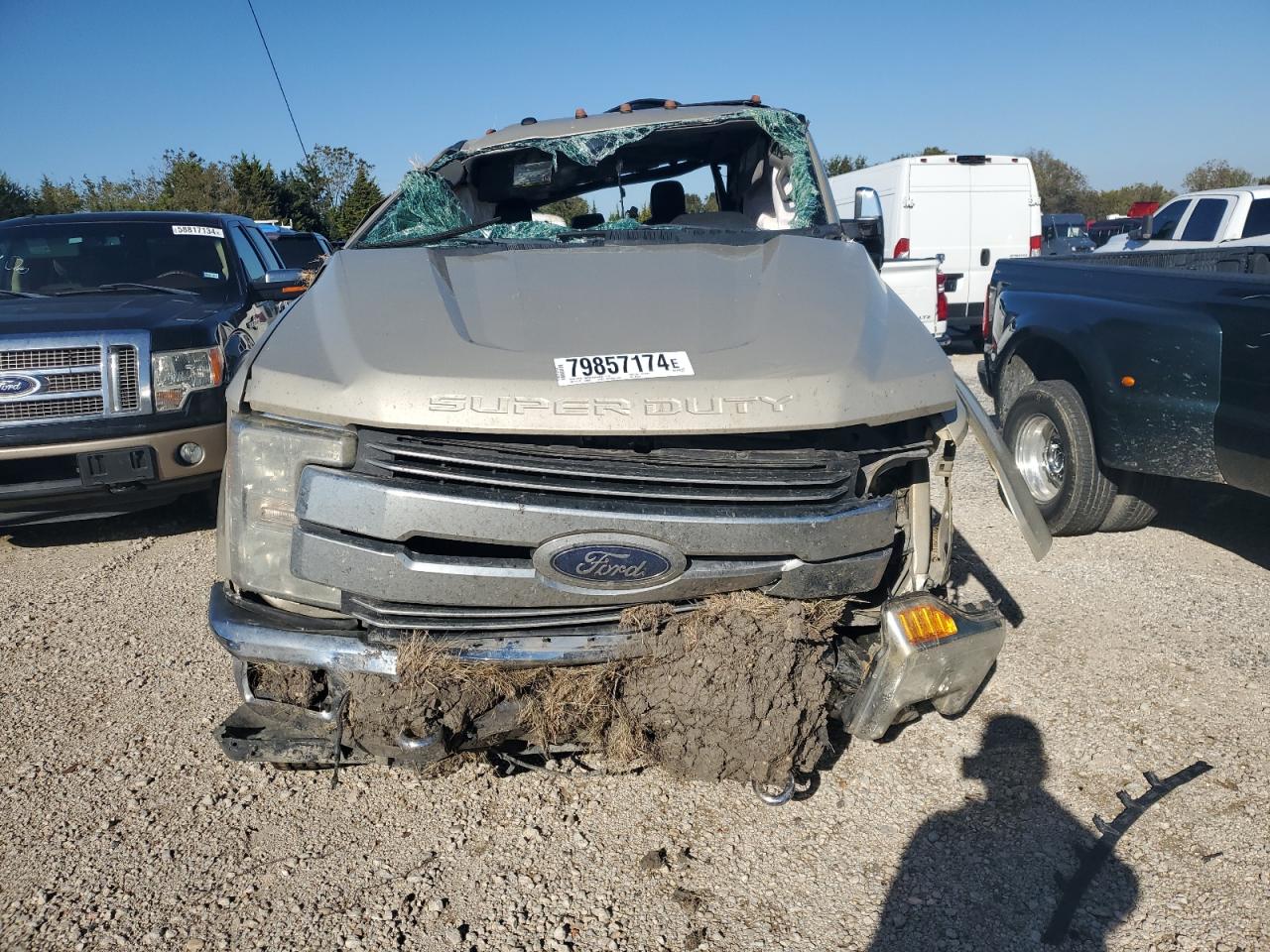 2017 Ford F350 VIN 1FT8W3BT1HEB13027 Copart auction photo, rollover / undercarriage damage thumbnail 5