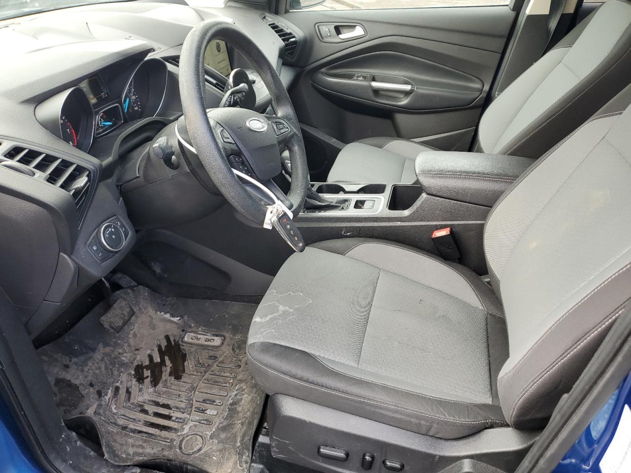 2019 Ford Escape VIN 1FMCU9GD9KUA04117 Copart auction photo, side / front end damage thumbnail 7